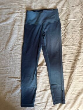 Midnight Haze Black Multi Lululemon Wundertrain Leggings - Size 6